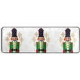 thumbnail image 5 of SKYSONIC 2X6 Feet Winter Nutcracker Soliders Runner Rug with Rubber Backing, Unique Snowflakes Non Slip Entryway Rug Runner Washable Soft Area Rug Carpet for Hallway Bedroom Kitchen Decor, 5 of 6