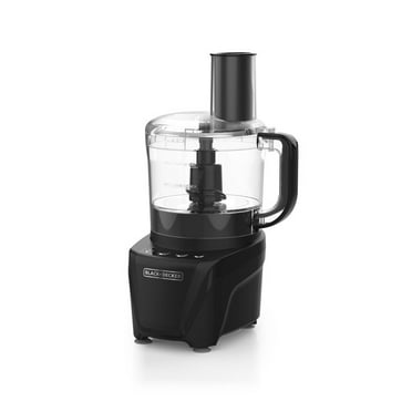 Black Decker Easy Assembly 8-Cup Food Processor, 2 Speeds Plus Pulse, Dishwasher Safe Parts, 850 Watts of Peak Power, Chop   Puree, Slice, Shred