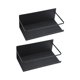 thumbnail image 4 of 2 piezas de estante para especias lateral del refrigerador, almacenamiento, organización de la cocina y Negro, 4 of 9