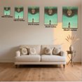 thumbnail image 2 of 1pc Surreal Underwater - themed Canvas Wall Art with a Woman's Upside - down Floating Head and Another Figure Standing Below, framed Decor room hanging Wall Picture Decor for Home Gifts, living room,, 2 of 6