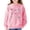 Pink-2, variant on Aofany Baby Girl Sweatshirt Crew Neck Long Sleeve Pullover Tops Toddler Kids Fleece Lined Sweatshirts, 2-13T