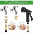thumbnail image 4 of 30m Flexible Garden Hose Expandable Garden Hose With 8 Functions Spray Water Hose For Garden Irrigation And Cleaning Black, 4 of 5