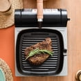 thumbnail image 4 of Pan de Parrilla, Molde de filete de Hierro Fundido de 8.7 Pulgadas Para Cocinar en Interiores, 4 of 7