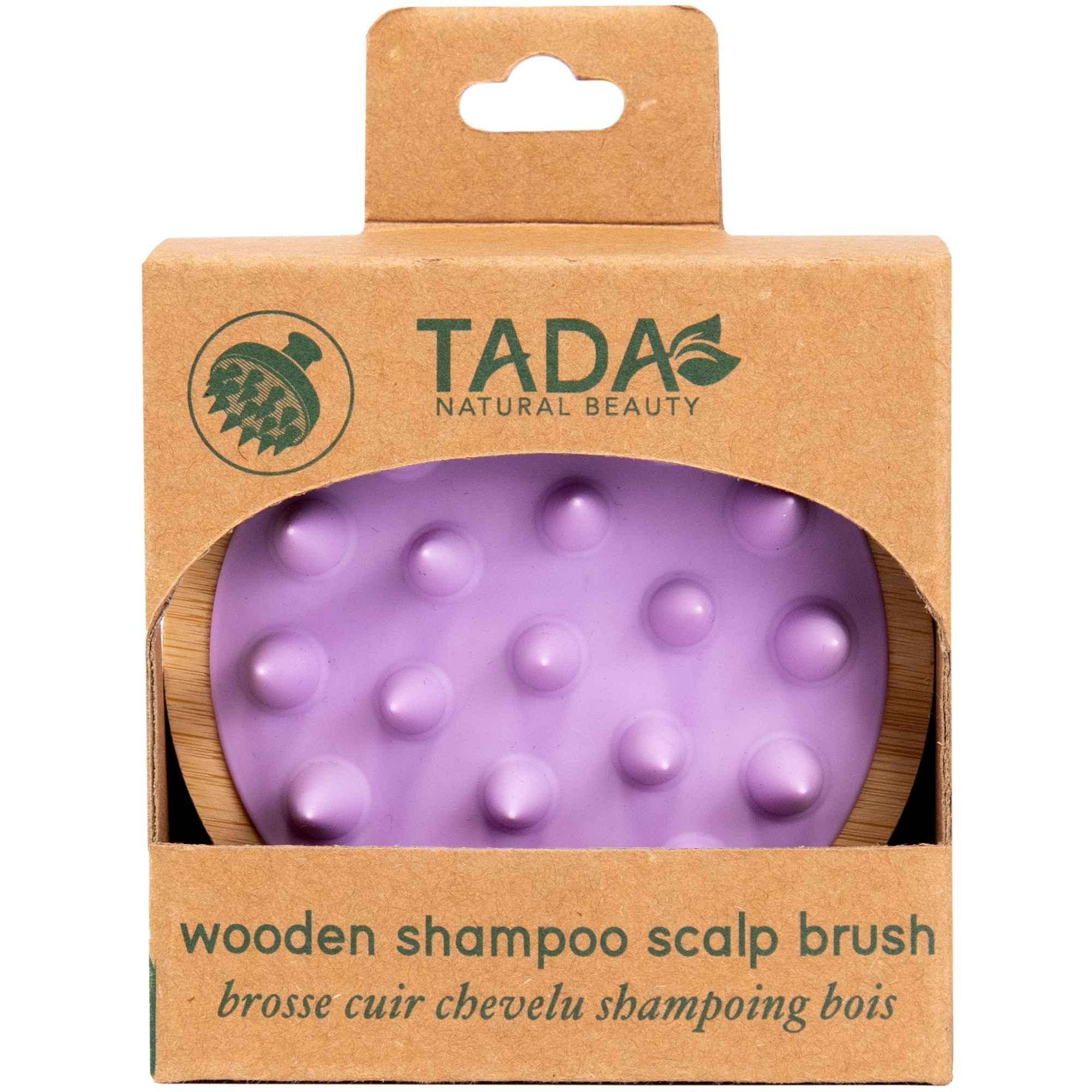 TADA Beauty Scalp Massager Hair Shampoo Brush Shower Soft Silicone