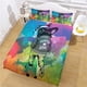 thumbnail image 2 of Set de edredón Skateboards Microfiber Duvet Funda Almohada Shams Boys Durmiente Artículos para el hogar Dibujos animados Imprimir Juego de camas M 3 piezas tholdsy HA012069-05, 2 of 7