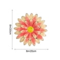 thumbnail image 3 of Metal Flower Wall Art 3D Metal Daisy Wall Decor Multiple Layer Hanging Flower Rustic Farmhouse Boho Style Decorations for Indoor Outdoor Home Living Room Office Garden, 3 of 5