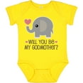 thumbnail image 3 of Inktastic Will You Be My Godmother Boys or Girls Baby Bodysuit, 3 of 5