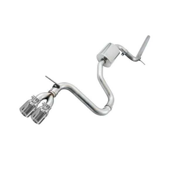 AWE Tuning VW MK7 Golf 1.8T Track Edition Exhaust with Chrome Silver Tips (90mm)