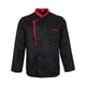 thumbnail image 5 of Chaqueta de chef, uniforme de catering, abrigo de manga larga con bolsillo, ropa de trabajo, camisa, ropa un negro m, 5 of 9