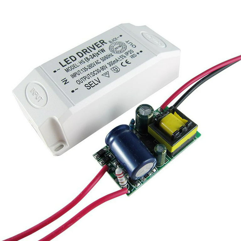 Driver LED tensión constante PowerLED, IN: 220 → 240 V ac, OUT: 24V,  corriente variablemA, 20W