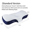 thumbnail image 4 of Ergonomic Memory Foam Cervical Neck Support Pillow - Butterfly Shape for Comfortable Sleep, 4 of 7