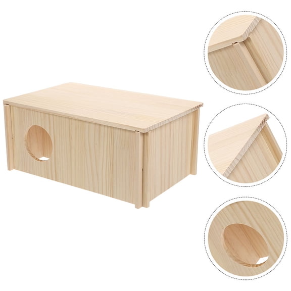 WHAMVOX Hamster Enclosure Hamster Hideout House Safe Hamster House 30X15cm