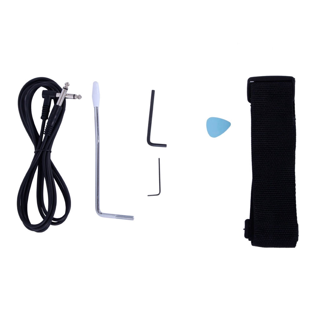 170 Model With 20W Electric Guitar Pickup Hsh Pickup Guitar Stereo Bag Harness Picks Rocker Connector Wrench Tool, White