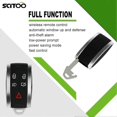 thumbnail image 4 of SCITOO Keyless Entry Remote Key Shell 5 Button Uncut Car Key Replacement for Jaguar XF 2009-2013 XJ8 2010 XK8 2006-2010 XKR 2, 4 of 4