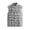 Coffee, variant on Telankuip Mens Sleeveless Plaid Shirts Casual Summer Button down Lapel Tank Top Lightweight Breathable Broken Style Beach Shirts with Chest Pocket Black M