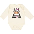 thumbnail image 3 of Inktastic Nana Loves Me Girl Cow Girls Long Sleeve Baby Bodysuit, 3 of 5