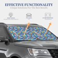 thumbnail image 4 of Lsque Mignon Poisson Plat 2 Pcs Pare-Soleil / Couvertures de Fenêtre Pliables / Accessoires de Voiture Réfléchissent UV pour Voitures Universelles SUV Camion-Grand, 4 of 6