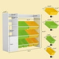 thumbnail image 3 of OUTGOODS 43.5" Kids Toy Storage Organizer w/8 Removable Bins & Bookshelf, Engineered Wood, 3 of 7