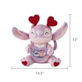 thumbnail image 5 of Disney Stitch Valentine Large Plush Angel, 10-inch Stuffed Animal, Kids Ages 2 and up, 5 of 5