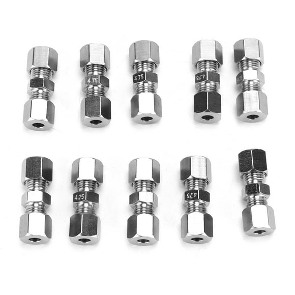Brake Line Union,10PCS Quick Brake Line Brake Line Connector Flangefree Connector Streamlined Design