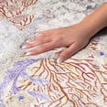 thumbnail image 3 of Addison Rugs Dream Shag Premium Machine Washable Transitional Coral Spice Rectangle Rug, 8' x 10', 3 of 8