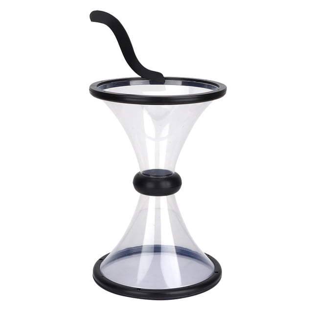 Innovative Transparent Circling Round Money Box Coin Jar Money Saving Pot