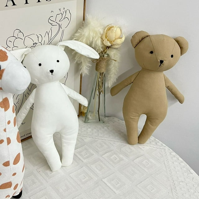 YAOMOBB Stuffed Long Ear Rabbit Toy Cute Long Ear Rabbit Plush Toy Soft and High Elastic Comfort for Anxiety Relief