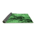 thumbnail image 2 of Ahgly Company Indoor Square Oriental Emerald Green Industrial Area Rugs, 5' Square, 2 of 4