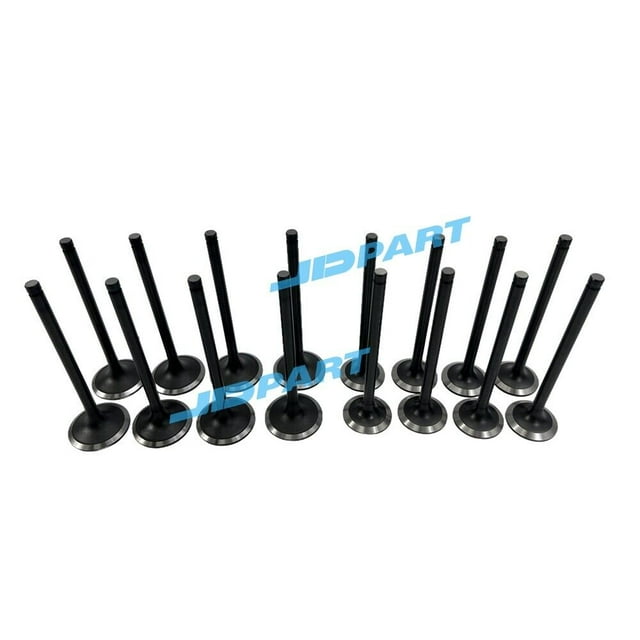 High Quality 16pcs V3307 Intake and Exhaust Valves 94mm for Kubota Engine Parts -