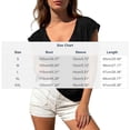 thumbnail image 3 of yillto Womens Short Sleeve Shirts Crewneck Basic Causal Loose Summer Tshirts Lightweight Soft Tops, 3 of 7