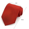 thumbnail image 5 of Skymirror Men Tie Exquisite All Match Accessory Gentleman Plaid Business Tie for Banquet, 5 of 8