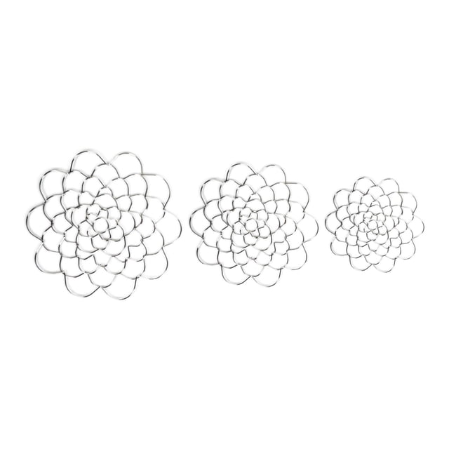Porta arreglos florales Porta arreglos florales Ramo Twist Reutilizable Redondo plata 4 5 6 pulgadas