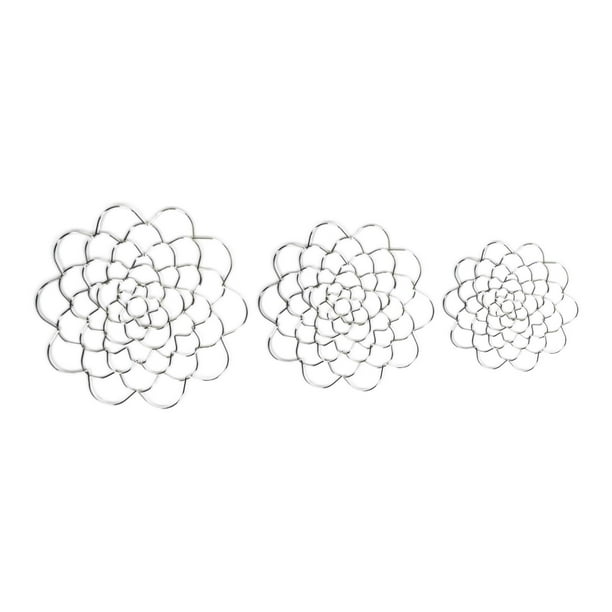 Soporte para arreglos florales, rejilla floral, acero inoxidable, herramientas fijas, ramo giratorio plata 4 5 6 pulgadas