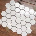 thumbnail image 6 of The Tile Life Honeycomb 2x2 White Porcelain Mosaic Floor & Wall Tile 12x12 in 1-Piece, 6 of 7