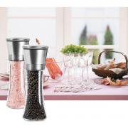 Jeobest Salt and Pepper Grinder - Set of Two Salt and Pepper Grinder - Manual Pepper Mill and Salt Mill Shakers With Adjustable Coarseness - Salt and Pepper Shakers- Spice (The Best Salt And Pepper Mills)