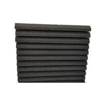 Bookishbunny 10 Pks Acoustic Foam Panels Wall Record Studio Soundproofing Damping Fire Resistant 12 x 12 x 1" Gray