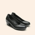 thumbnail image 3 of DREAM PAIRS Women’s Pumps Black Heels Round Toe Dress Shoes for Work Date Wedding Party, 3 of 4