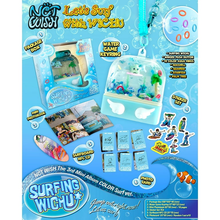 NCT WISH - [COLOR] 3rd Mini Album SMART ALBUM SURF Version