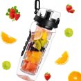 thumbnail image 3 of Bouteille Spatiale 32oz Couche Unique Tasse PCTG pour Infusion de Fruits Bouteilles d'Eau avec Infuseur à Grille, 3 of 7
