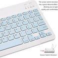 thumbnail image 4 of XIHAMA Ultra Slim Bluetooth Keyboard Portable Mini Wireless Keyboard Rechargeable for Apple iPad iPhone Samsung Tablet Cell Phone Smartphone iOS Android Windows, 4 of 7