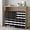 Black, variant on Thin Grey White Line Cabinet Curtain 35"Wx35"L, Dustproof Under Sink Skirt with Self Adhesive Tape, American Flag Star Cabinet Curtain Cover for Kitchen Sink, Bathroom Vanity, Laundry Room