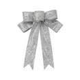thumbnail image 2 of Large Christmas Red PVC Bows  (6 Count) 9” x 9”, 2 of 6