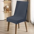thumbnail image 1 of Feltree Solid Color Brushed High Elastic Chair Cover - Soft, Waterproof & Dirt-Resistant Slipcover for Dining Chairs, Universal Fit 16-24 Inch, Machine Washable, 1 of 8