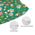 thumbnail image 3 of Sikiie Flying Bees Pillow Covers, Throw Pillow Case Cushion Covers,Cushion for Bedroom,Couch,Home-14"x20", 3 of 6