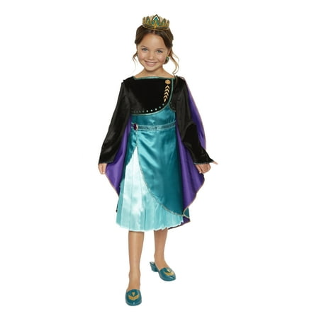 Disney Frozen 2 Queen Anna Accessory Set, Includes Shoes, Tiara and Earrings - Perfect for Costume Dress-Up or Pretend