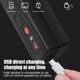 thumbnail image 4 of Bicicleta Juego de luces para bicicleta USB recargable XPE LED faro con bocina + luz trasera, 4 of 6