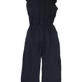 thumbnail image 2 of Rebecca Taylor Womens Silk Jumpsuit, Blue, 2, 2 of 2