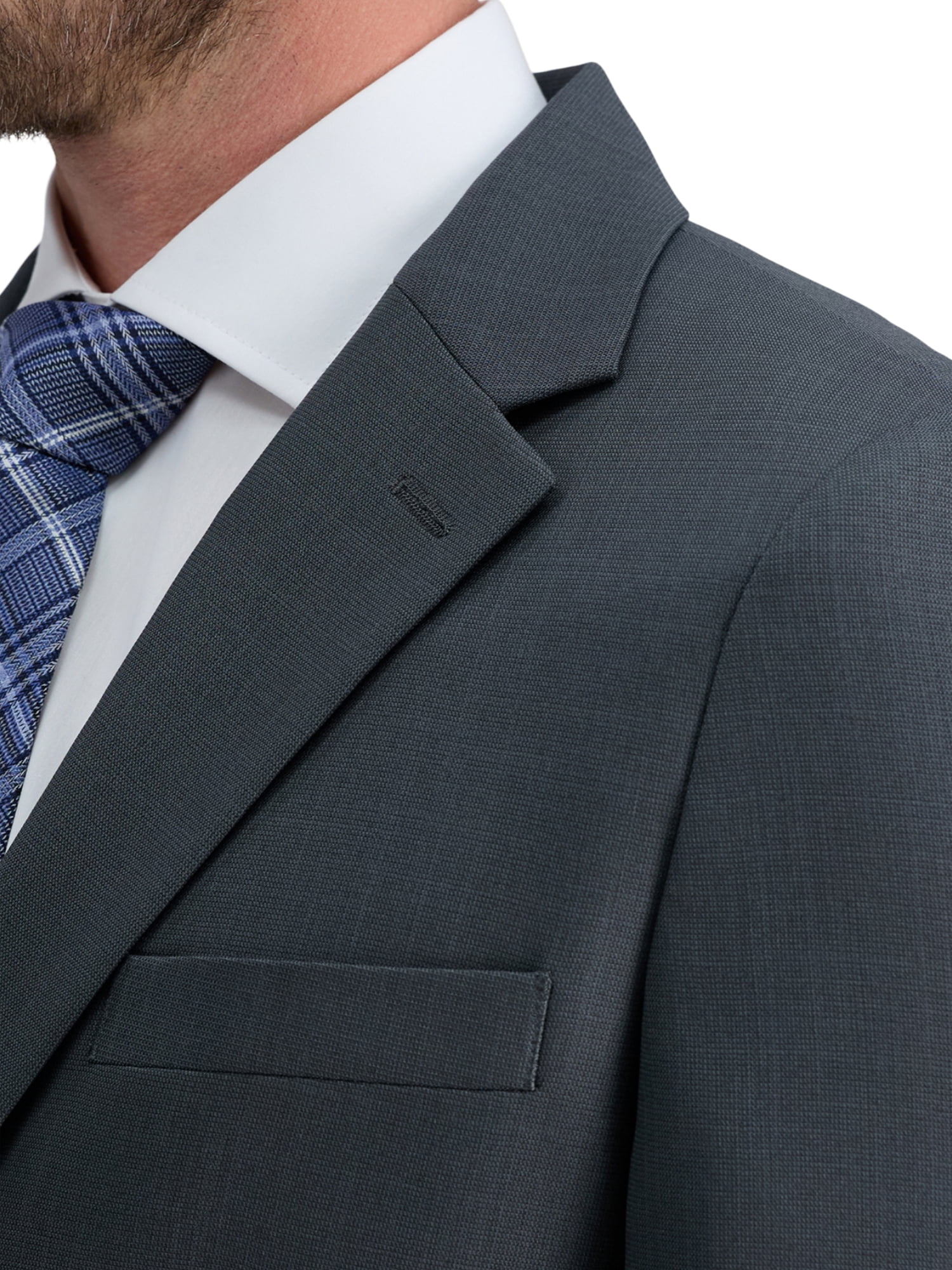George Men's Comfort Stretch Suit Separates Jacket, Straight Fit 40-60 Size Range