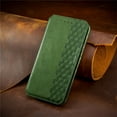 thumbnail image 5 of for Moto G 5G (2025) Wallet Case, Men's Retro Premium Business PU Leather Classic Magnetic Closure Flip Case with Card Holder [RFID Blocking] Folio Kickstand Shockproof Phone Cover,Green, 5 of 8