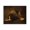 Moody Lying Dog Portrait, variant on Stupell Industries Transitional Historical Dog & Bowl Black Framed Giclee Art, 14 x 11, by Lil' Rue